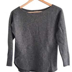 Charter Club Gray Crew & Scoop Necks Sweater